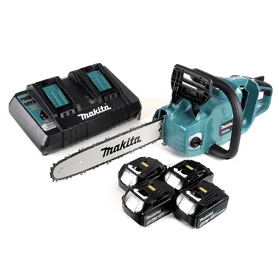 Produktbild von Makita Akku-Kettensäge DUC353PG4 inkl. 4x Akku 6Ah + Ladegerät