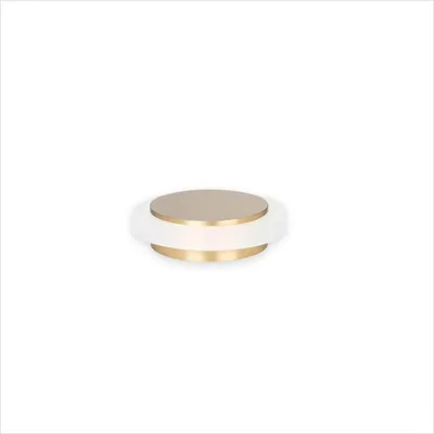 Zdjęcie produktu dla Odbojnik do drzwi biały gumowy 45 x 14 mm samoprzylepny - naturalny silikon - powierzchnia matowy mosiądz