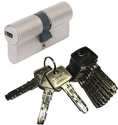 Produktbild von ABUS EC550 Profil-Doppelzylinder Länge (a/b) 30/30mm (c=60mm) mit 10 Schlüssel