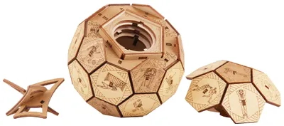 Zdjęcie produktu dla Drewniana układanka EscapeWelt Quest Ball