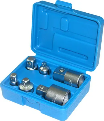 Produktbild von 6 x Adaptersatz Übergangsteil Reduzierstück 1/4"-3/4" für Knarren und Ratschen