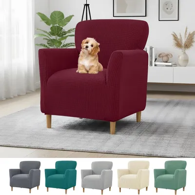 Productafbeelding van Solidchoice - Stretch Fauteuilhoes van Zacht Katoen