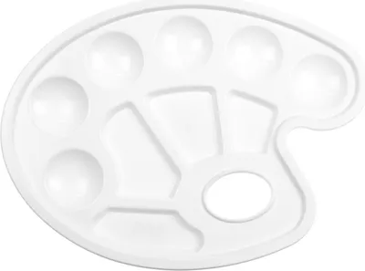 Obrázok produktu pre kangaro K-830103 kangaro paleta na miešanie farieb, plast, oválna, 230 x 170 mm
