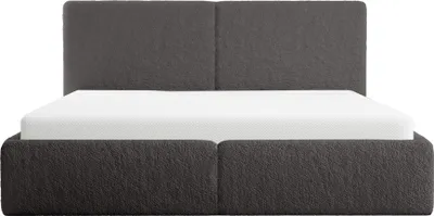 Obrázek produktu pro Čalouněná postel FEDVE manželská postel Riberia Slim postel s podnožkou 140x200