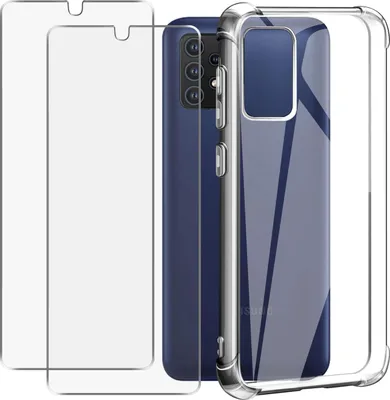 Produktbild von Hülle + 2x Panzerglas für Samsung Galaxy A73 Silikon Transparent