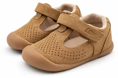 Zdjęcie produktu dla dr.Bareff Buciki Barefoot Dziecięce Dotts Dark Beige 1958B18843-1 24 EU