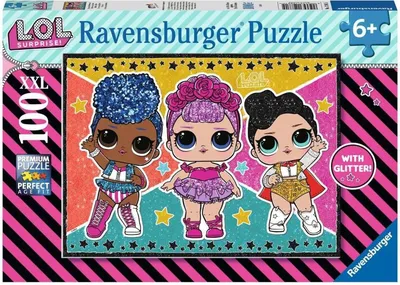 Produktbild von Puzzle 100T Glitzer L.O.L. Suprise