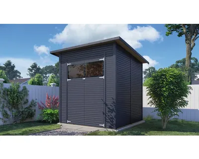 Produktbild von Gartenhaus Bertilo Fineline Modern 3 252 x 232 cm anthrazit