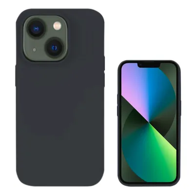 Produktbild von 4smarts Cupertino - Hintere Abdeckung für Mobiltelefon - mit Ultimag - kompatibel mit MagSafe - Silikon - Schwarz - für