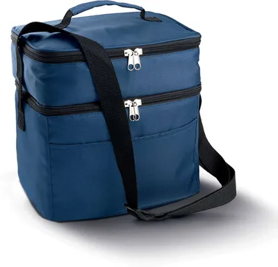 Produktbild von Kimood Kühltasche Thermotasche Picknicktasche Isoliert Faltbar Bag, Größe:U, Farbe:Navy Blau