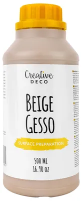 Productafbeelding van Creative Deco Beige Gesso Acryl Primer, 500 ml