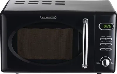 Produktbild von Wolkenstein WMW720 B, Arbeitsplatte, Solo-Mikrowelle, 20 l, 700 W, Eingebautes Display, LED