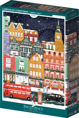 Productafbeelding van Puzzel: Londen in de kersttijd – 1000 stukjes