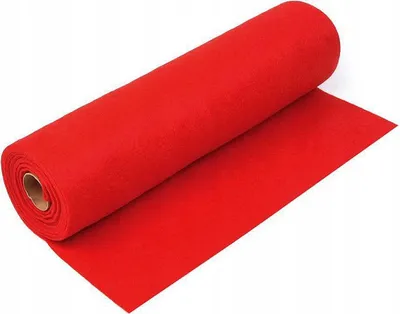 Zdjęcie produktu dla Filc Metraż Grubość 2 Mm Czerwony 100Cm (1Mb)
