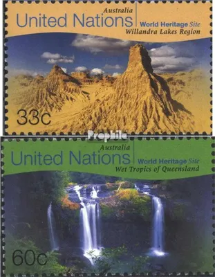 Produktbild von Briefmarken UNO - New York 1999 Mi 807-808 (kompl.Ausg.) gestempelt Kultur- und Naturerbe