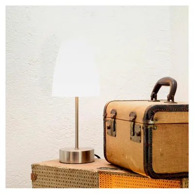 Produktbild von Ersatz-Lampenschirm aus Kunststoff in Weiß - Deckenlampenschirm für E12 Lichtquelle, geeignet für Tisch-, Wand- und Stehlampen