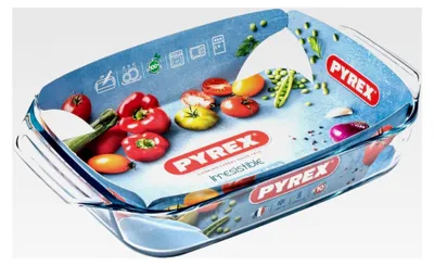 Produktbild von Hitzebeständige Auflaufform mit Griffen (39x25 cm - 3,8 L)