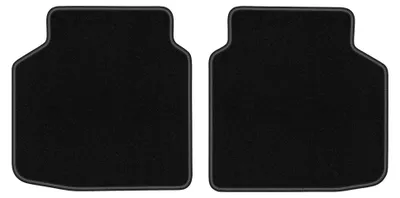 Productafbeelding van Velours achtermatten voor BMW 7 F02 2008-2015 – 2-delig, zwart, op maat – Wielganizator LUX