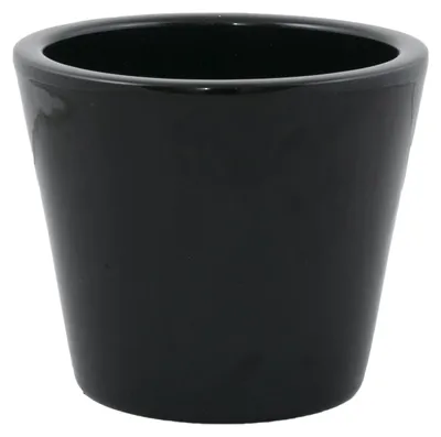 Produktbild von Skandi.pl Sofia Keramik Übertopf Schwarz Ø 14 cm