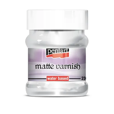 Zdjęcie produktu dla PENTART lakier matowy na bazie wody, 230 ml
