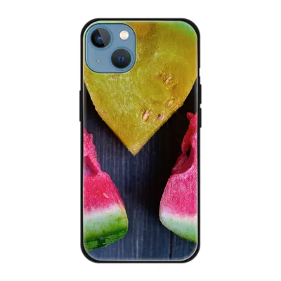 Produktbild von König Design Hülle kompatibel mit Apple iPhone 13 Kunststoff Soft Handyhülle - Handy Case Wassermelone
