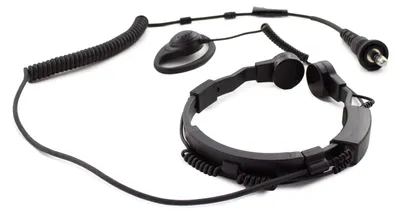 Produktbild von Kehlkopfmikrofon mit D-Shape Ohrhörer mit Nexus Stecker (Savox Belegung) für XSMP5000, XSMP6000