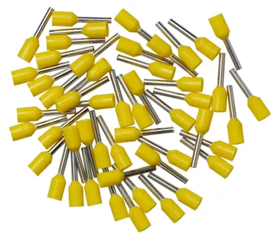 Productafbeelding van Adereindhulzen 0,25 mm² geel, 50 stuks