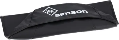 Produktbild von Sitzbezug glatt, schwarz für kurze Sitzbank mit SIMSON-Schriftzug - Simson KR51/1 Schwalbe, SR4-2 Star