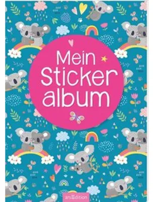 Produktbild von Mein Stickeralbum Koalas, beschichtete Seiten für einfaches Ablösen und Neugestalten der Stickersammlung