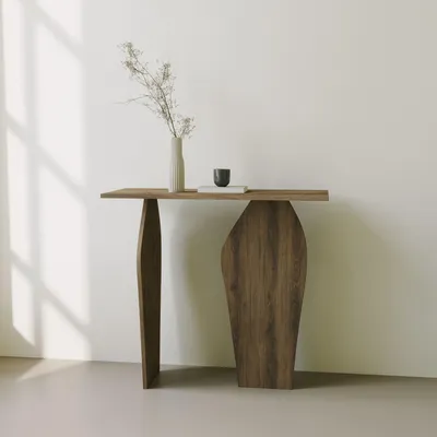 Produktbild von Skye Decor, Hochwertiger Nesting Tisch (3 Teile) - Saphir Eiche, 100 cm | 100% Melamin