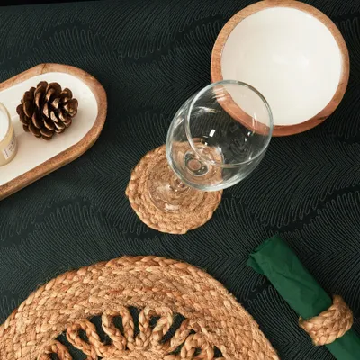 Produktbild von Set aus 4 Untersetzern aus Jute 10 cm
