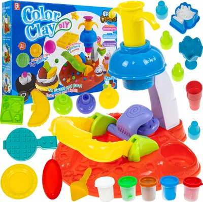 Zdjęcie produktu dla Interaktywna Maszynka Do Ciasteczek Ciastolina Zestaw Kreatywny Dla Dzieci