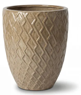 Zdjęcie produktu dla Doniczka ceramiczna Provencelia ZEUS Piaskowy, Ø41 cm x H55 cm, mrozoodporna