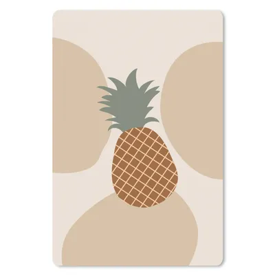 Produktbild von MuchoWow® Mauspad Mousepad Obst - Pastell - Ananas 18x27 cm - Mousepads - Maus Mat - Pad - Mausunterlage