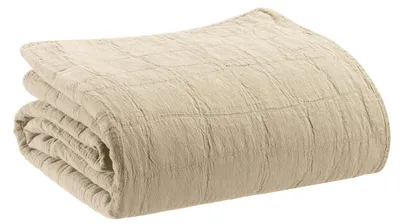 Produktbild von Recycling-Decke aus Leinen 140 x 200 – sde   ld