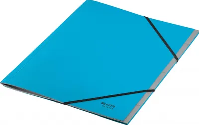Produktbild von Leitz 39140035, Signatur-Ordner, A4, Karton, Blau, 430 g/m², Gummiband