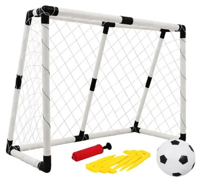 Image de But de football A partir de 6 ans. Set de football + ballon Avec pompe