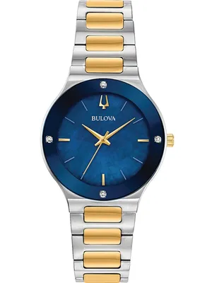 Produktbild von Bulova 98R273 Millennia Diamant Damenuhr 32mm 3ATM