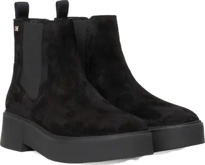 Image de Tommy Hilfiger Bottines pour femmes FW0FW08303 BDS Couleur : Noir Taille : 38