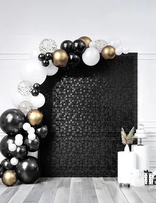 Produktbild von Dekowand Hochglanz 30 x 30 cm schwarz -