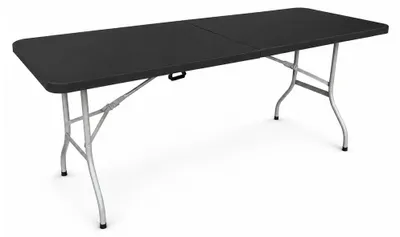 Produktbild von Aga Garten Klapptisch 180x74x74 cm Schwarz