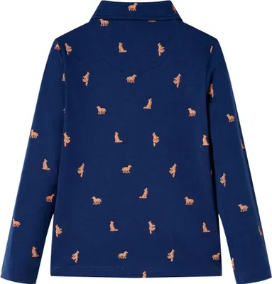Produktbild von vidaXL Kinderhemd Marineblau 116