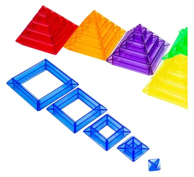 Image de Pyramides transparentes - 30 pièces