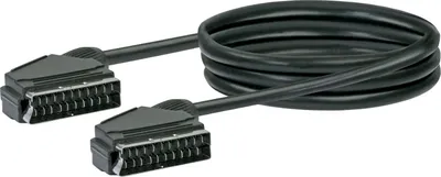 Produktbild von Schwaiger SCA7120 053, 1,5 m, SCART (21-pin), 3 x SCART (21-pin), Männlich, Männlich, Schwarz