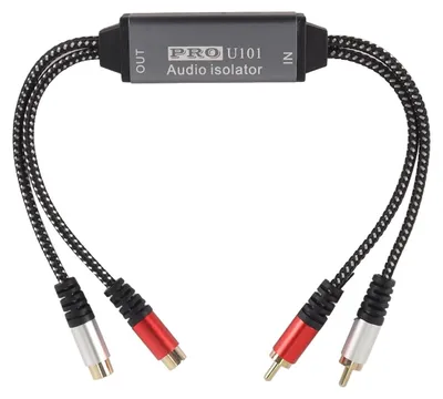 Passiver Ground-Loop-Entstörer, Rauschfilter für Audio, RCA