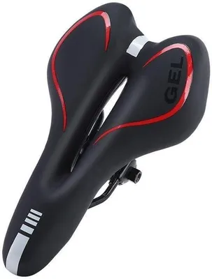 Image de Selle de vélo - Cuir - Bleu