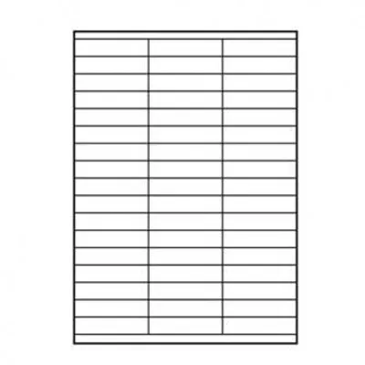 Produktbild von Logo-Etiketten 70mm x 16,9mm, A4, matt weiß, 51 Etiketten, 140g/m2, 10er-Pack, für Tintenstrahl- und Laserdrucker