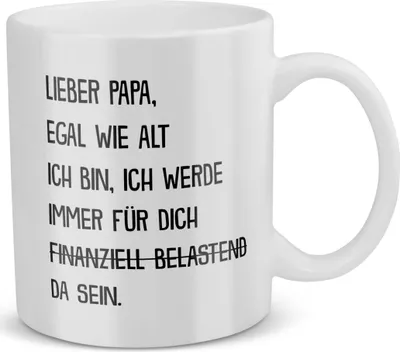 Produktbild von 22Feels Papa Geschenk Vatertag Vater Tasse Geburtstag Kaffeetasse Männer Weihnachten Herrentag Geschenkidee