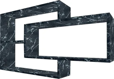 Produktbild von Wandregal Karo Schweberegal aus Holz Marmor