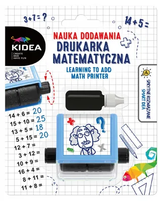 Produktbild von Kidea Drukarka Matematyczna do Nauki Dodawania